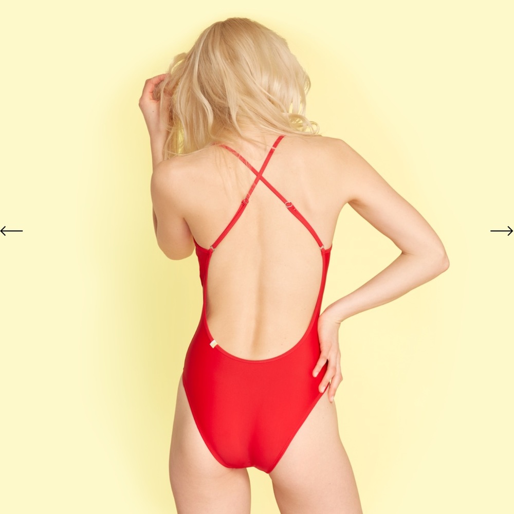 COPY - Summersalt one piece swimsuit - lava